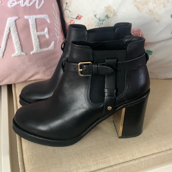 TOPSHOP Mine Black ankle boot - Picture 1 of 6